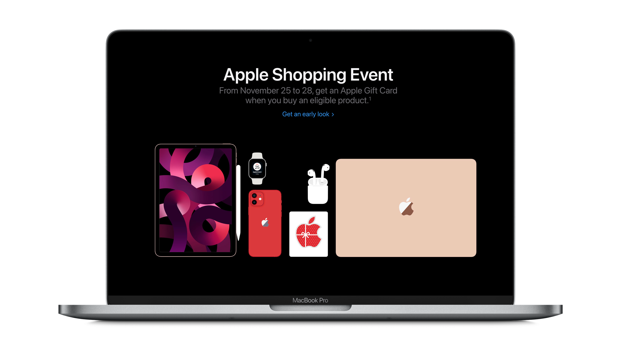 Apple Shopping Event holiday key visual