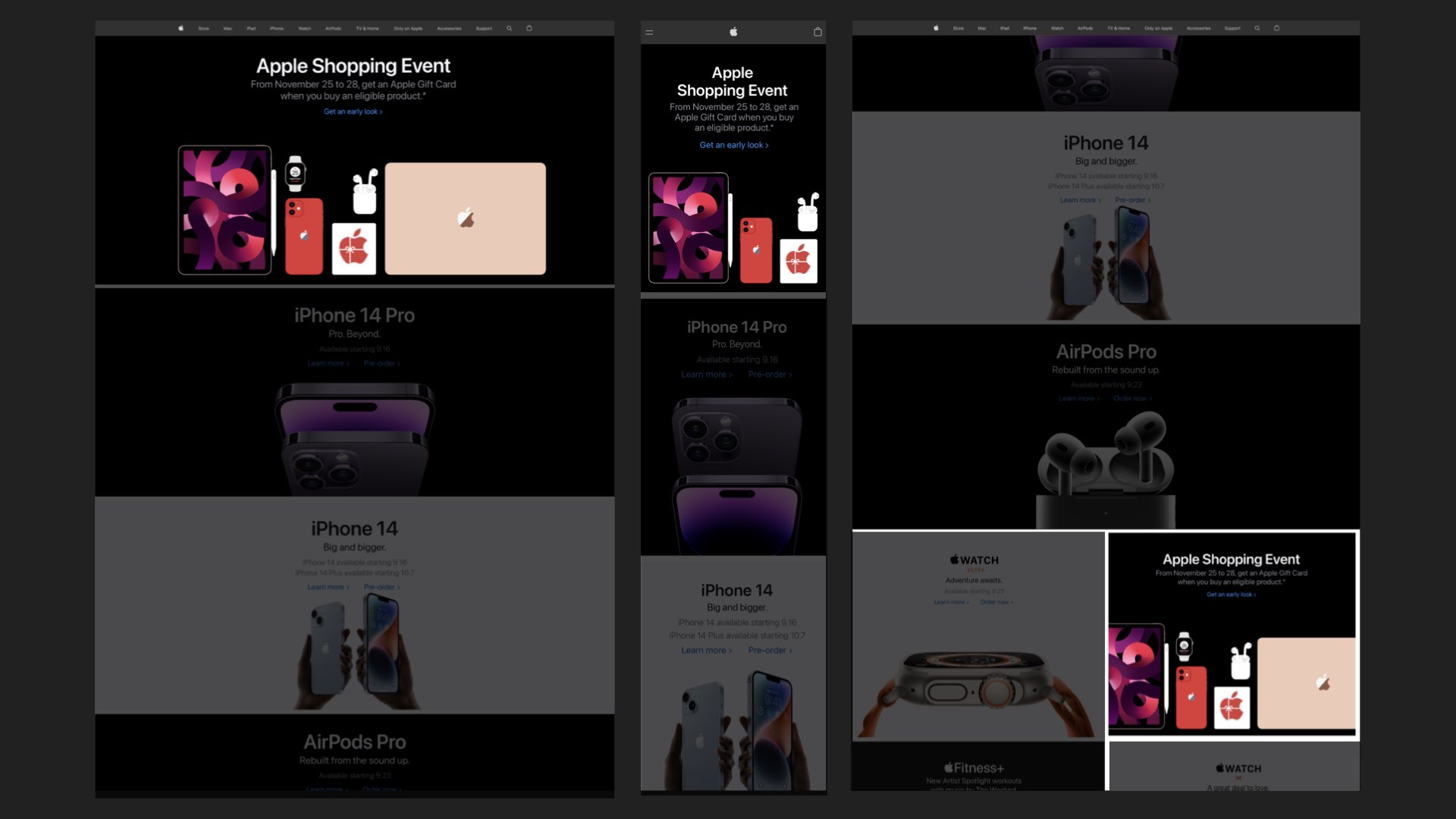 Homepage banner system