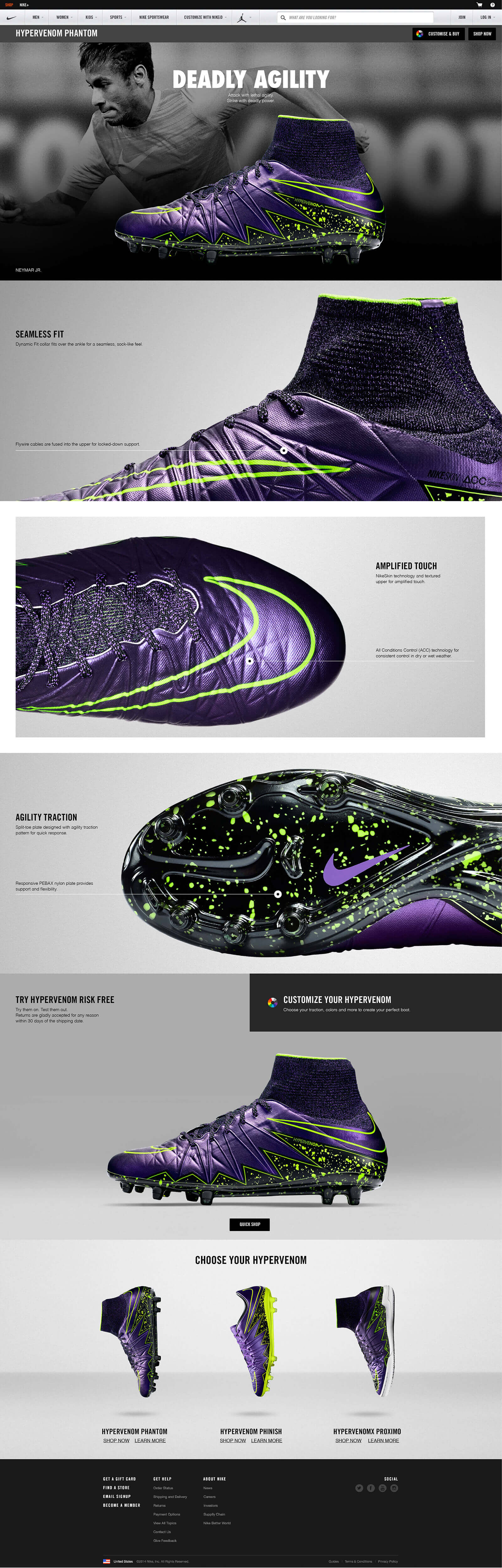 Hypervenom Phantom · Deadly Agility